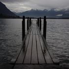 l'hiver arrivant sur le Léman