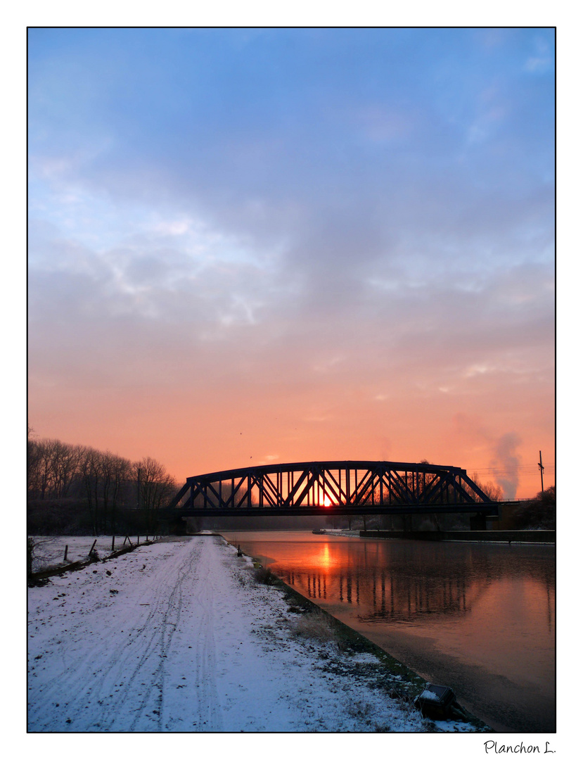 L'hiver au bord du canal