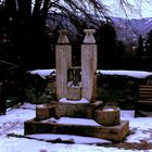 l'hiver, la fontana di pietra