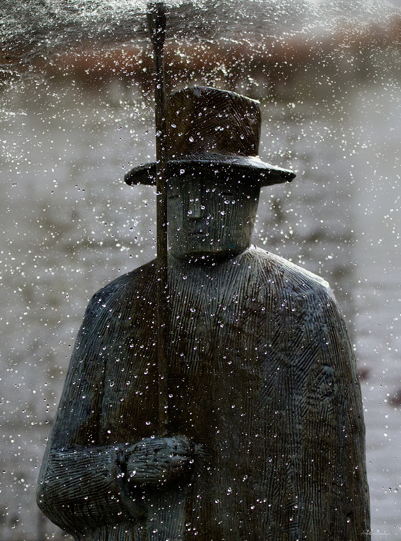 L'homme au parapluie