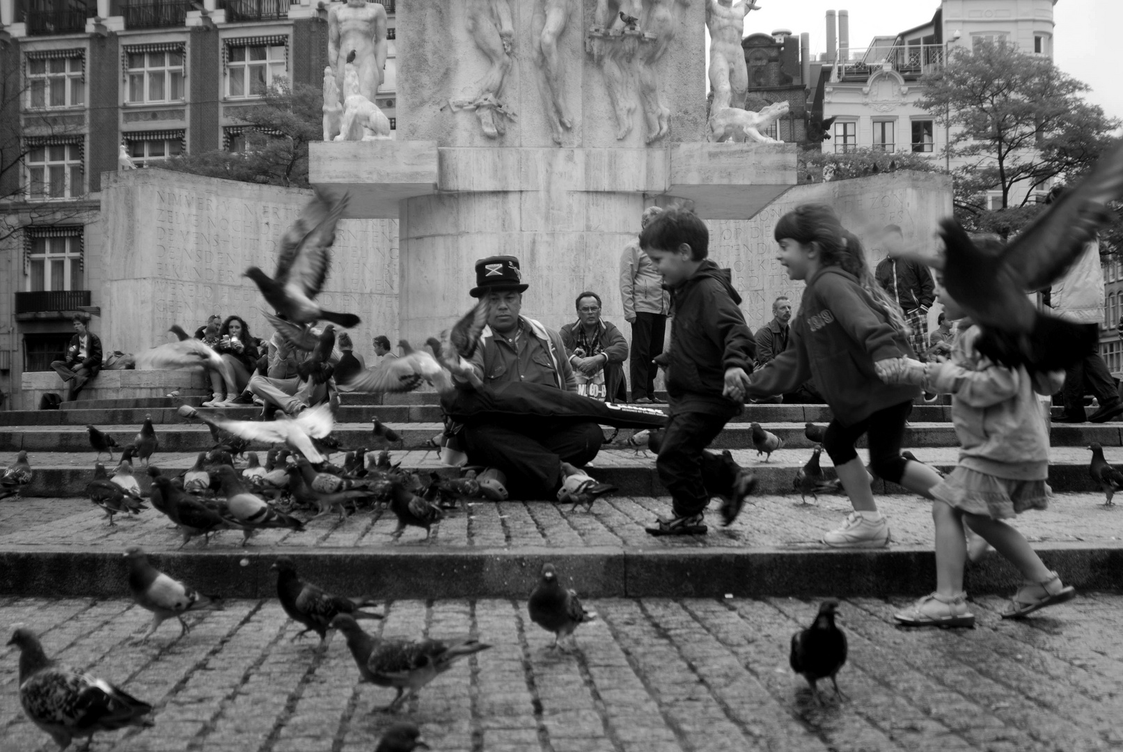 L'homme pigeons