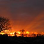 l'horizon prend feu ce soir