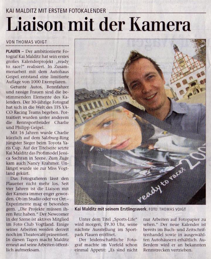 Liaison mit der Kamera