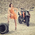 Liana - Motorradshooting