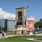 Liberty Monument in Taksim Square in Istanbul.2006