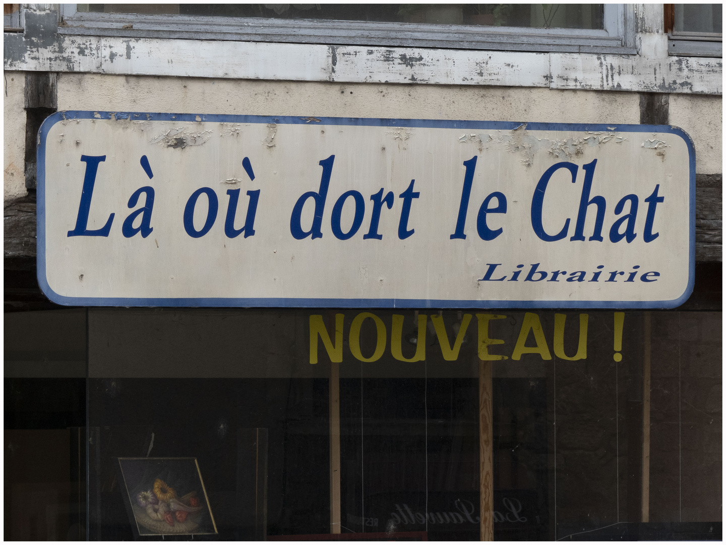 Librairie à l'enseigne "marrante" - La Charité sur Loire