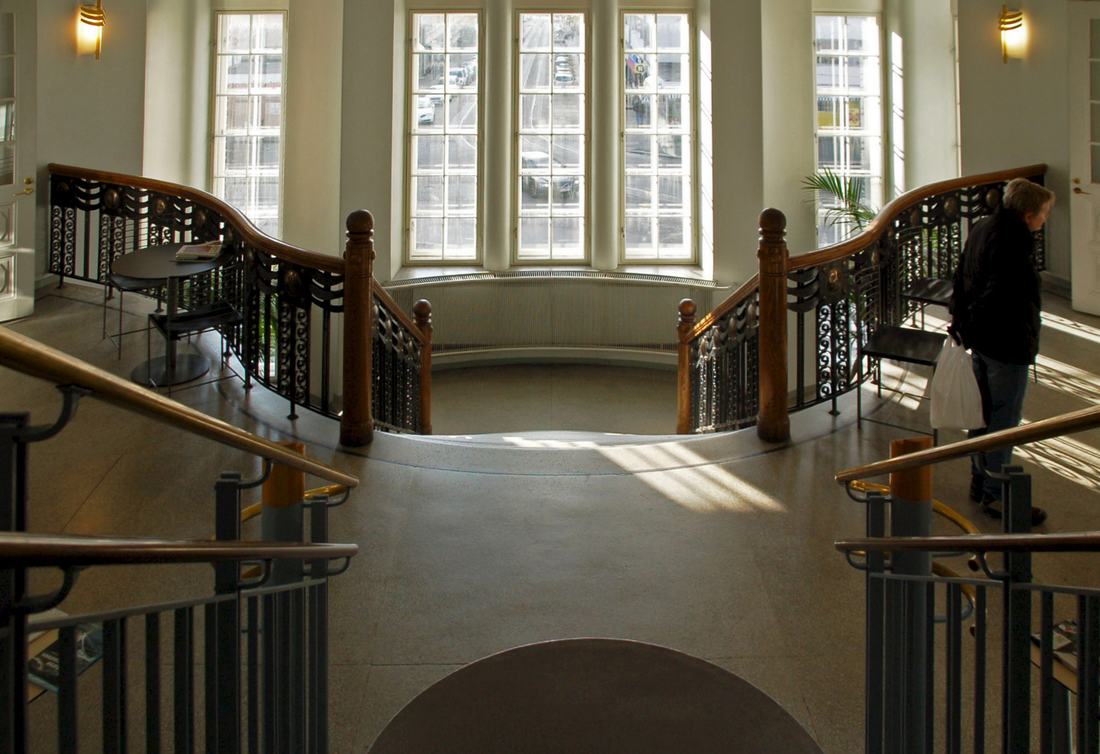 Library of Kallio staircase