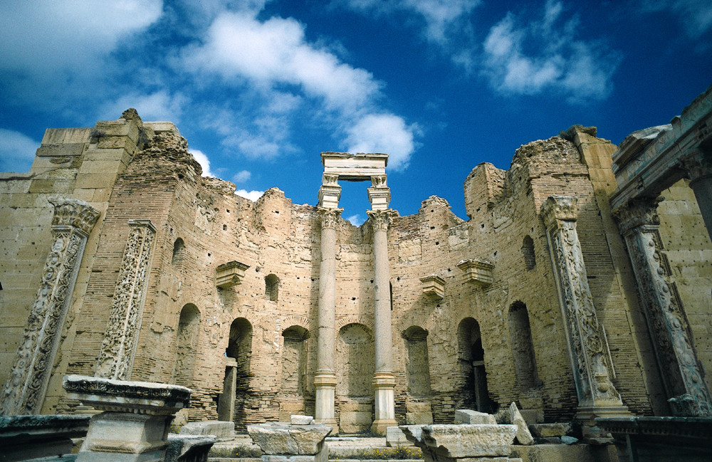 LIBYEN Leptis Bibliothek-1