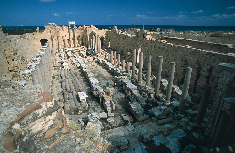 LIBYEN Leptis Bibliothek-2