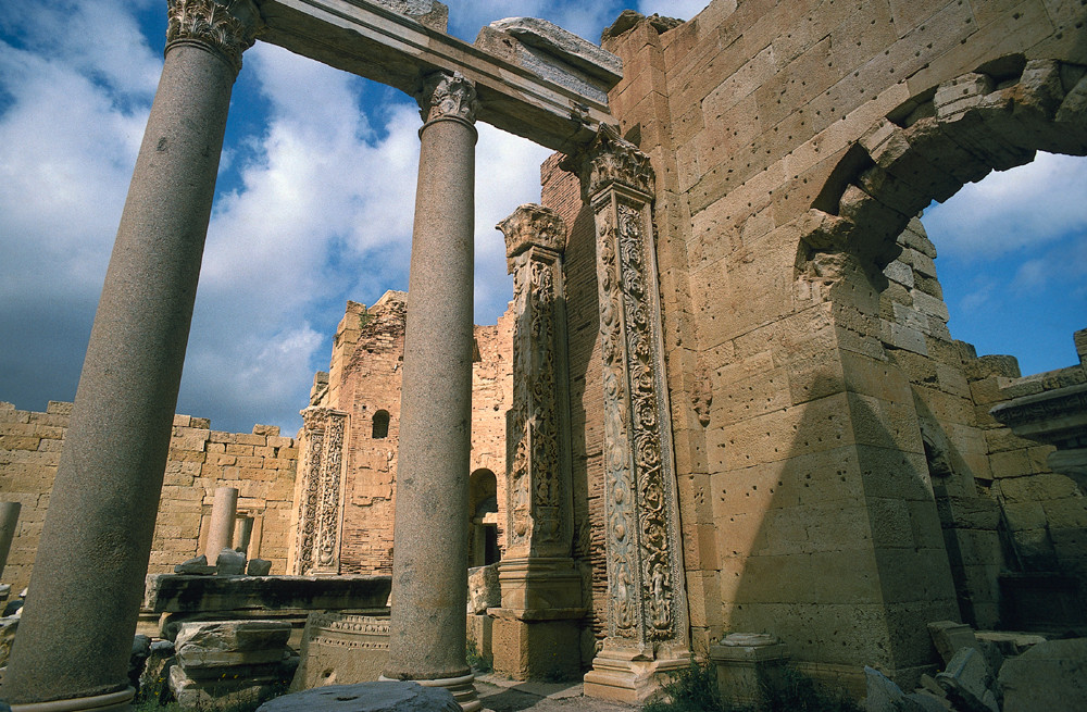 LIBYEN Leptis Bibliothek-3