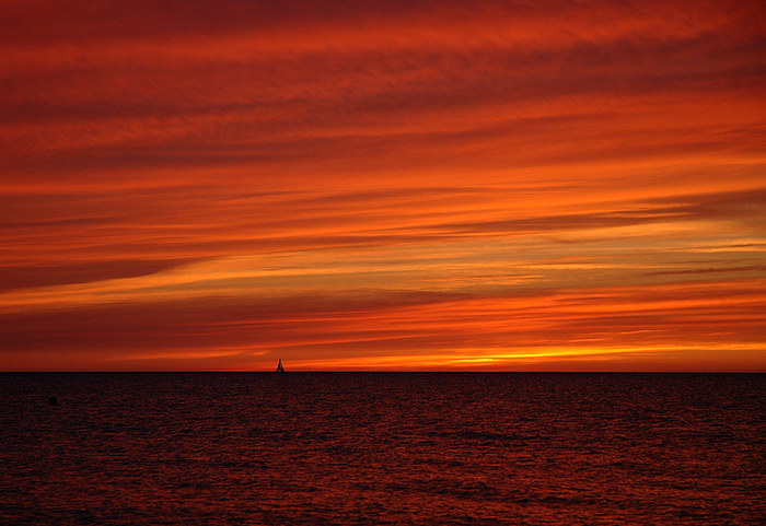 Lichstimmung in Warnemünde Juli 2004