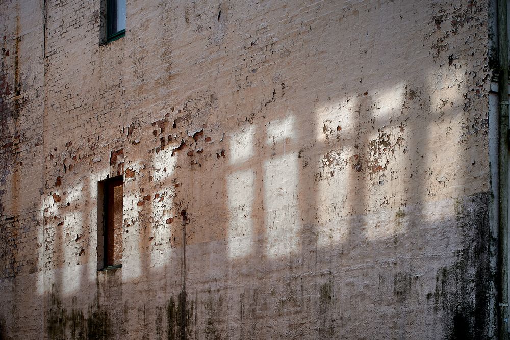 Licht am Abbruchhaus