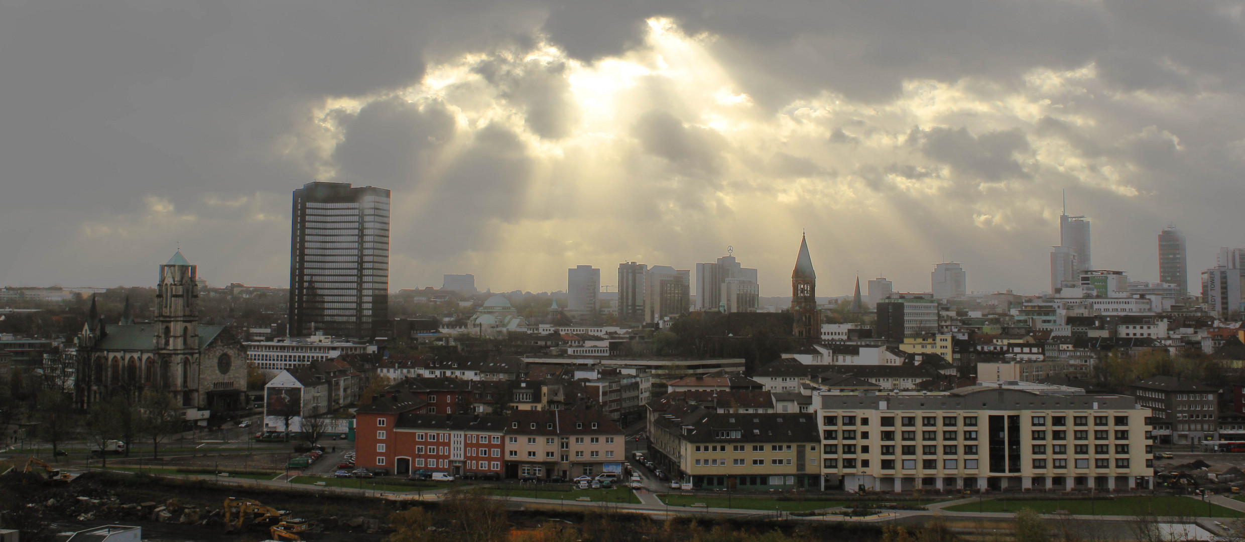 Licht am dunklen Himmel