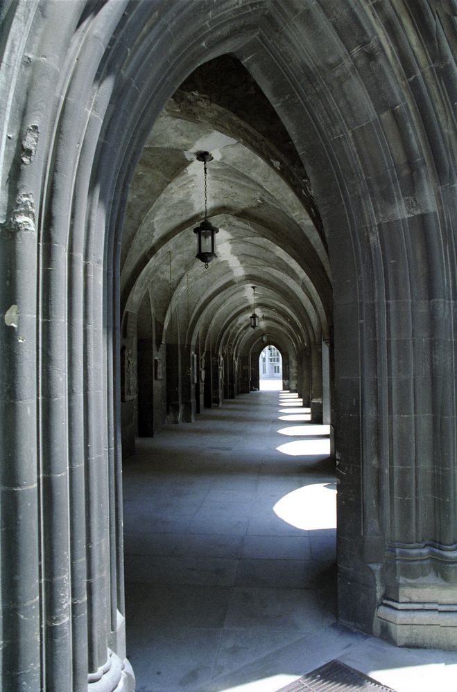 Licht am Ende der Durchgang