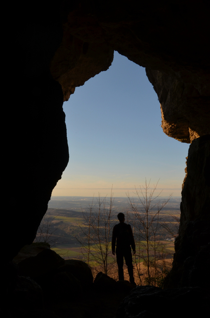 Licht am Ende der Höhle