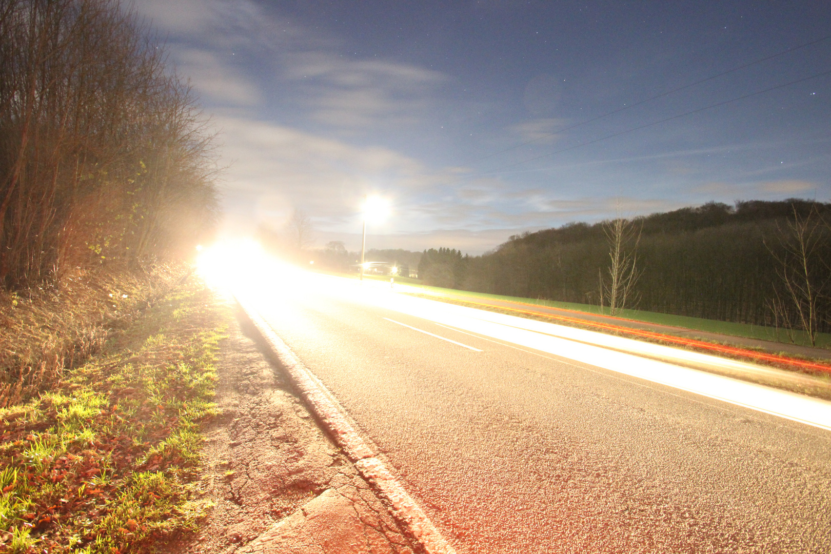 Licht am Ende der Straße