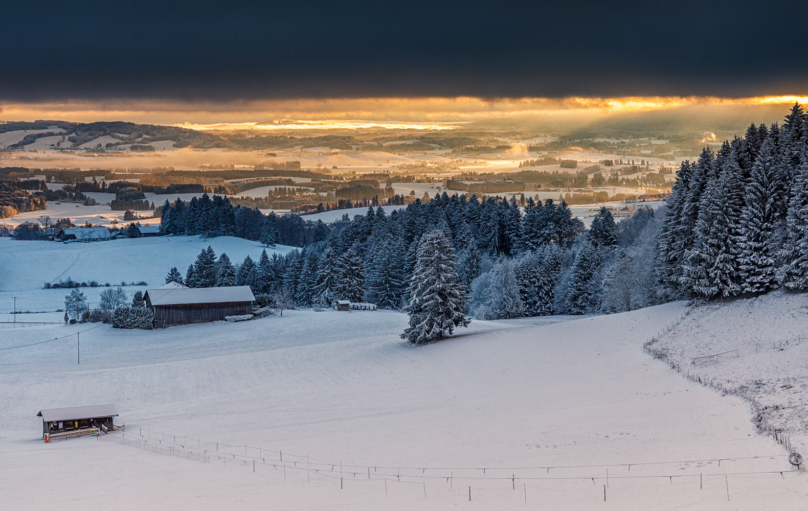 licht am horizont