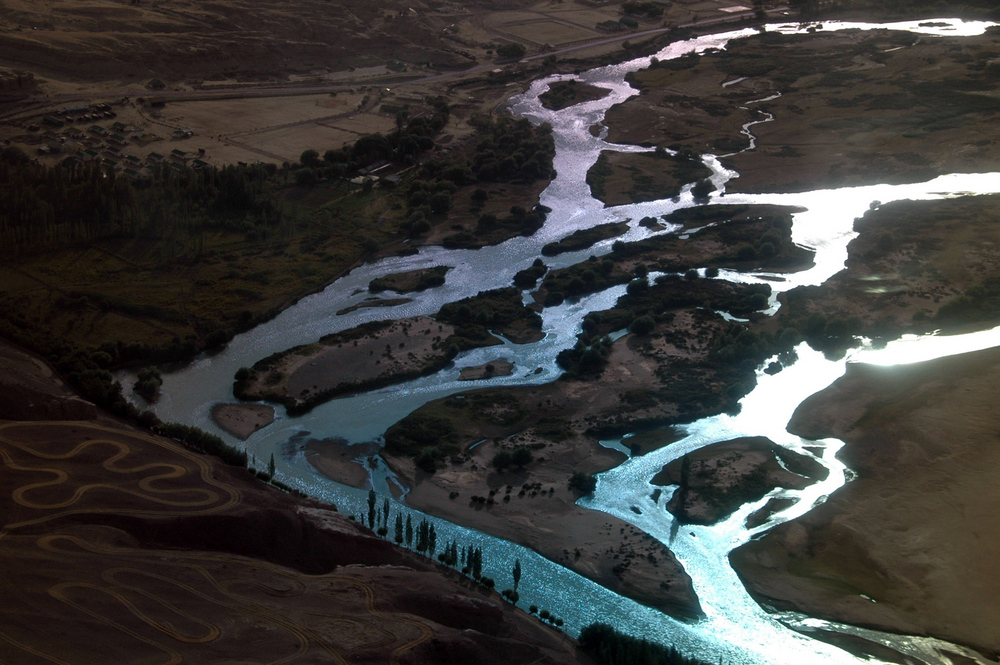 Licht auf dem Indus