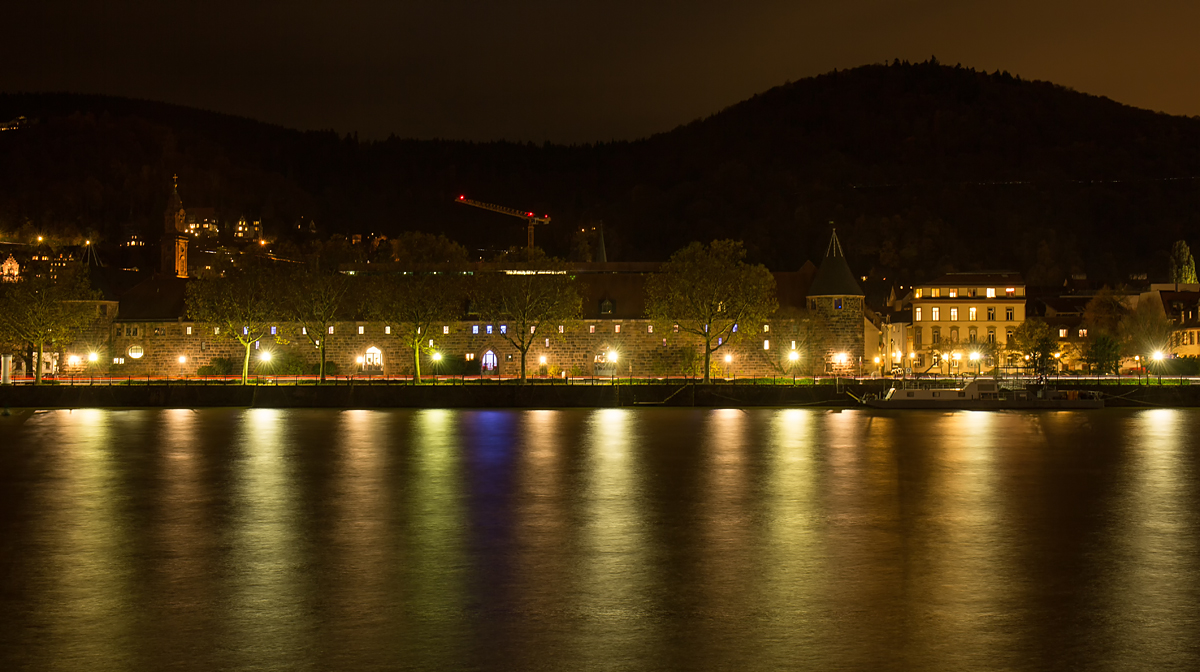 Licht auf dem Neckar
