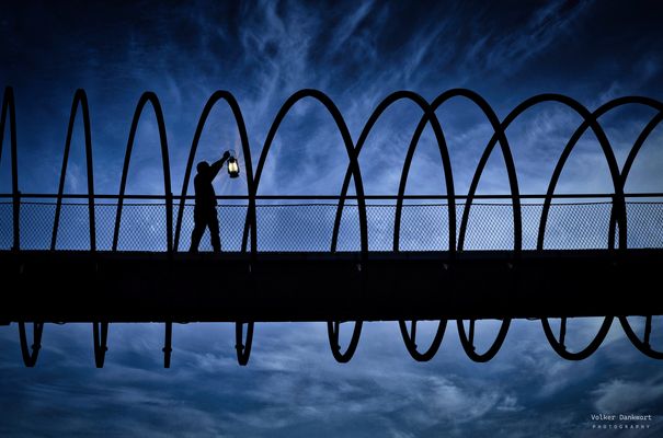 Licht auf der Brücke