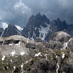 Licht aus - Spot an / Ein letzter Sonnenstrahl in den Dolomiten