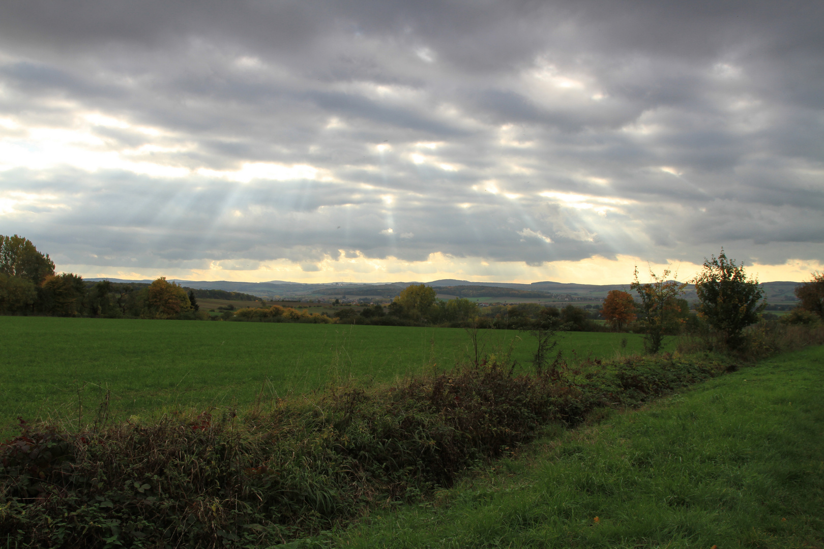 Licht durch die Wolken