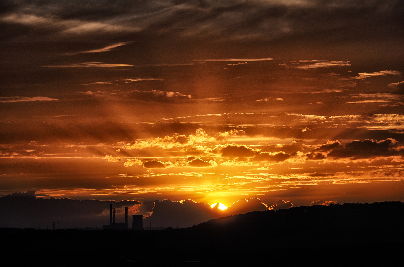 Licht! Foto & Bild  industrie und technik, sonnenuntergänge, industrie