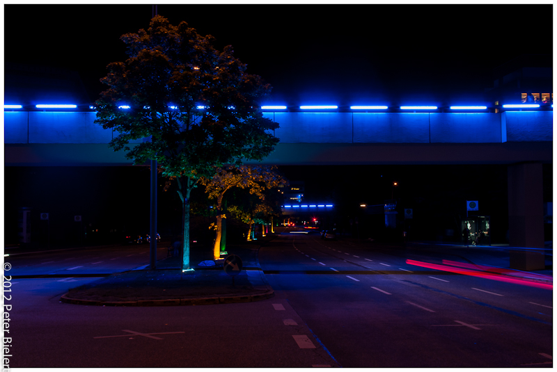 Licht Fest City Nord - Architektur in Farbe