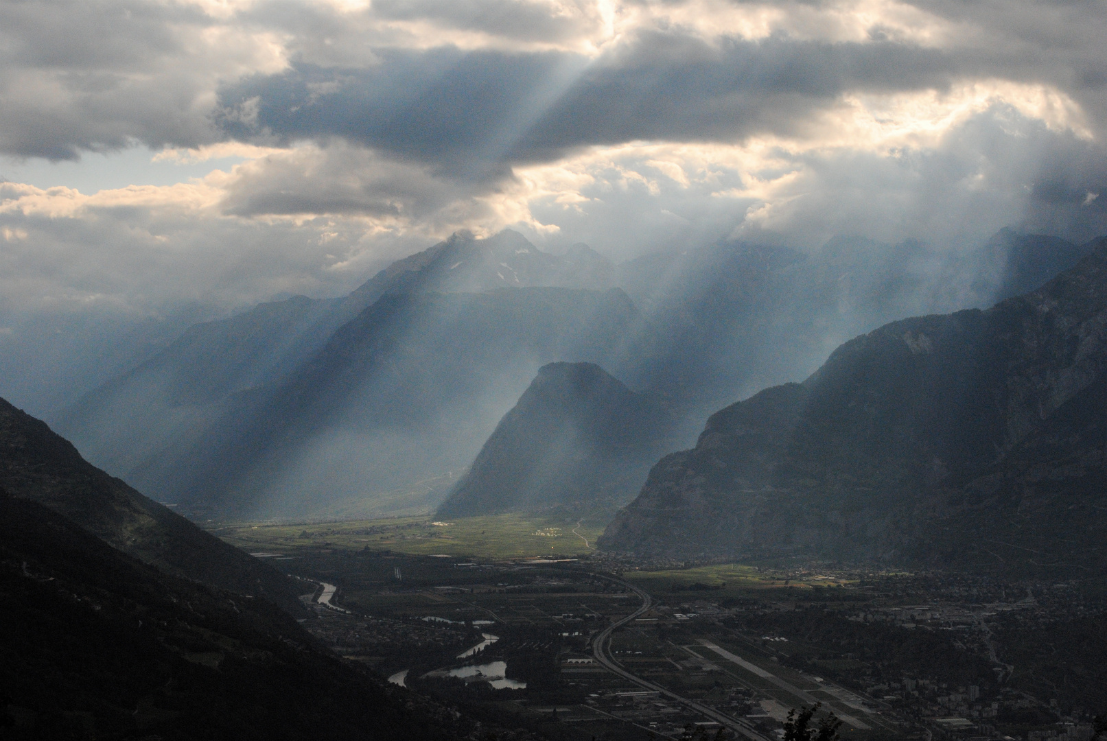 Licht gestaltet Landschaft