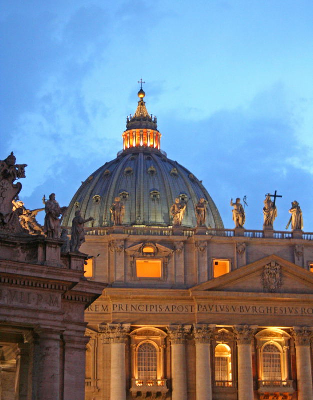 Licht im Vatikan