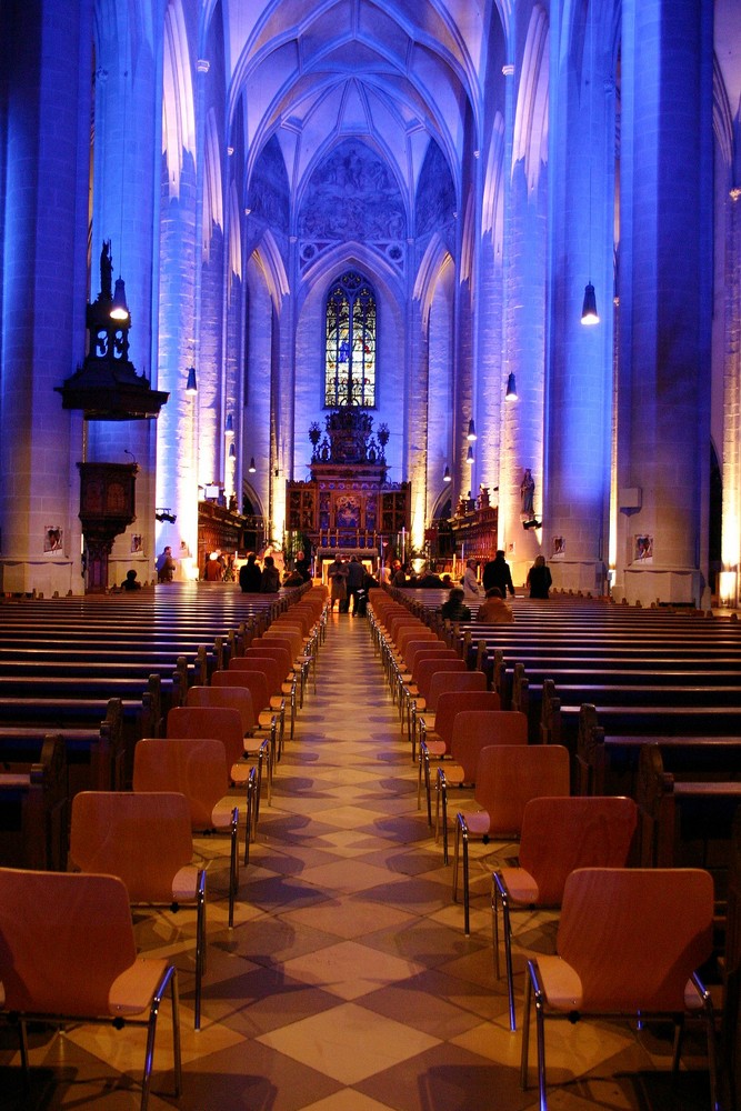 Licht in der Kirche