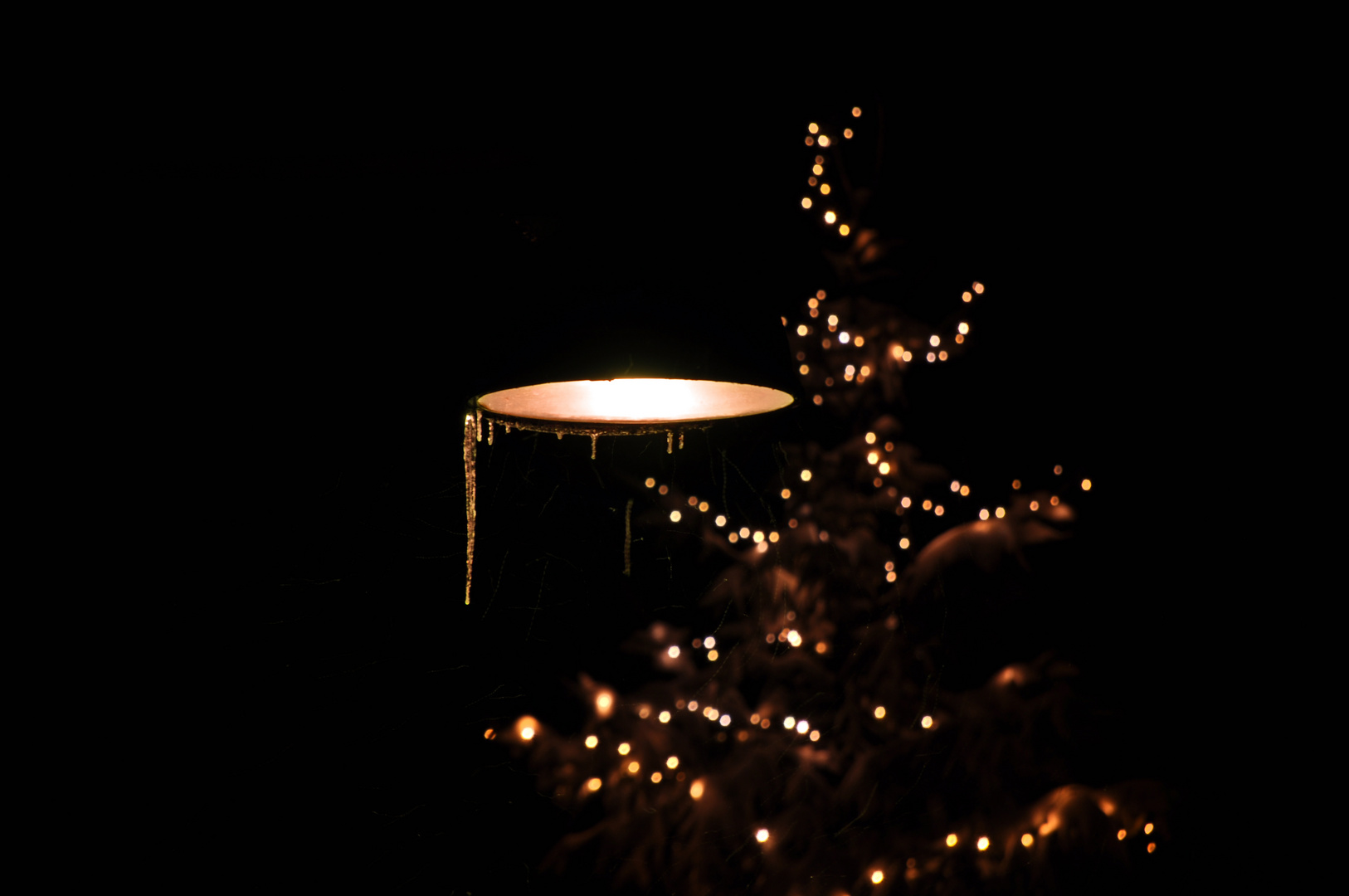Licht in der Weihnachtsnacht