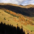 Licht Schatten Spiele am Berg