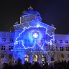 Licht-Show am Bundeshaus, Bern