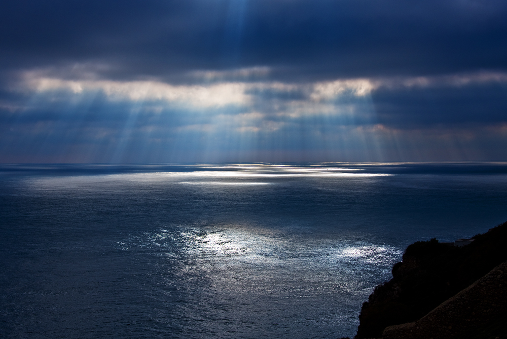 Licht über dem Meer