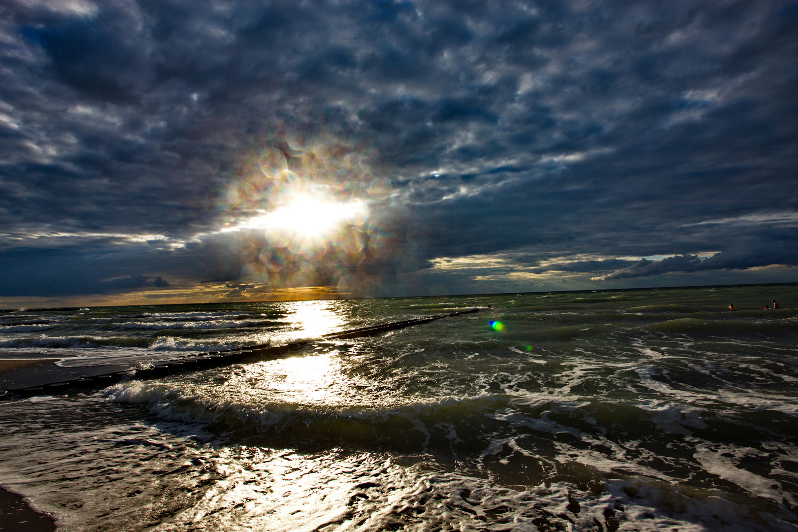 Licht über dem Meer