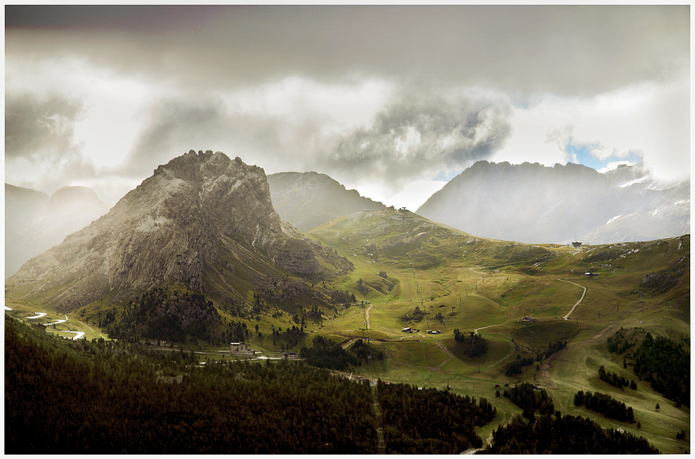 Licht und Berge