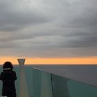 Licht und Einsamkeit, Cannes, Terrasse des Radisson Hotels im Westteil der Stadt