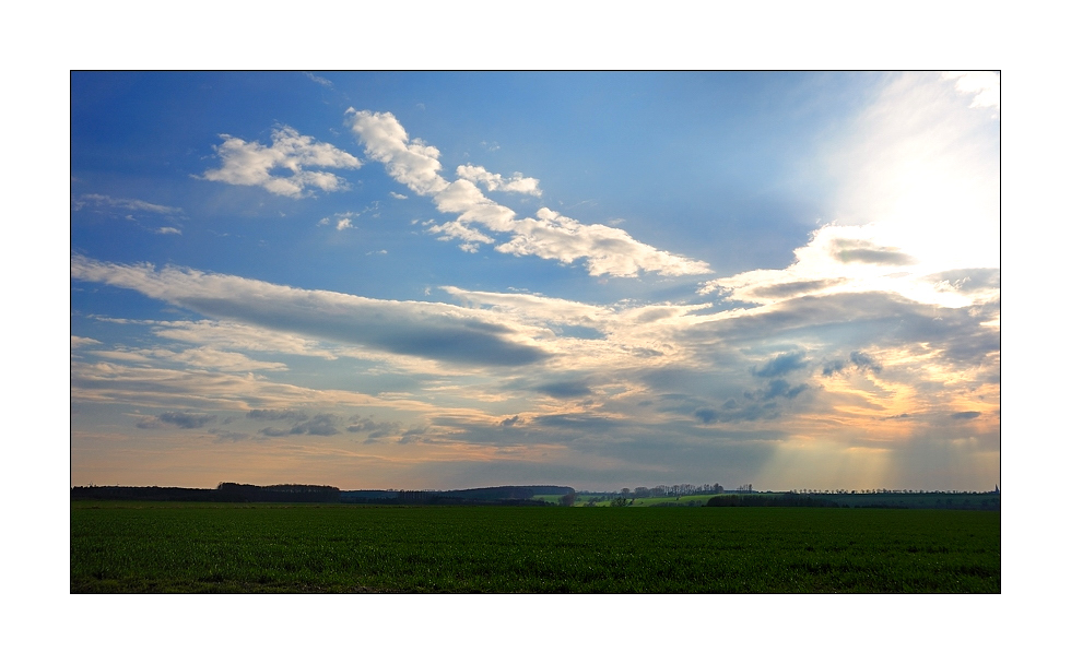 Licht und Landschaft bei Weickede