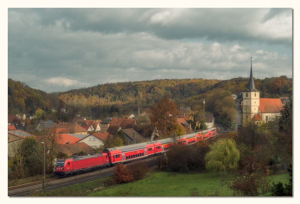 Licht und Schatten an der Frankenbahn