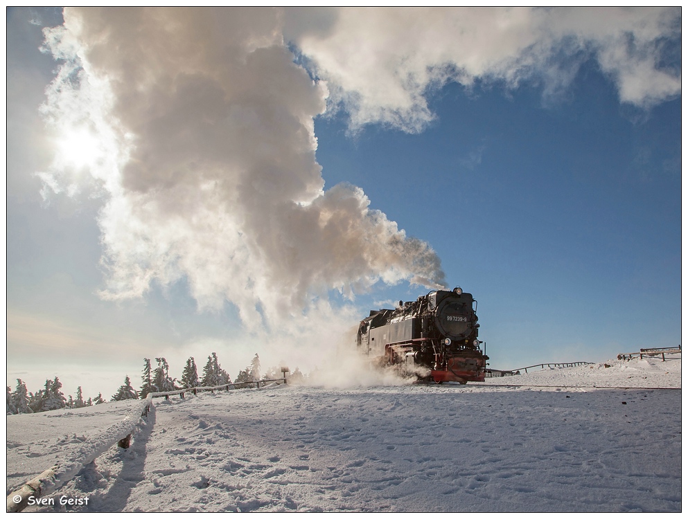 Licht und Schatten auf dem Brocken