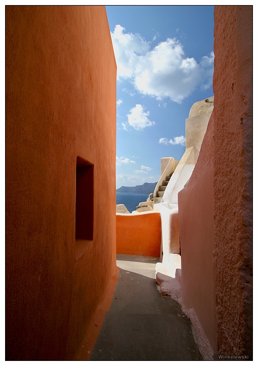 Licht und Schatten auf Santorini