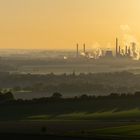 Licht und Schatten bei Sonnenaufgang