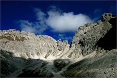 Licht und Schatten hinter´m Rosengarten