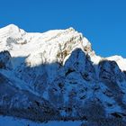 Licht und Schatten: Meine lieben Berge am frühen Morgen! - La vue depuis ma terrasse ce matin!