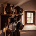 Licht und Schatten - Utensilien auf Burg Lauenstein