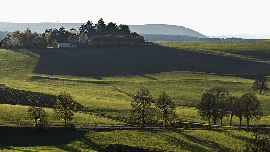 Licht und Schattenlandschaft