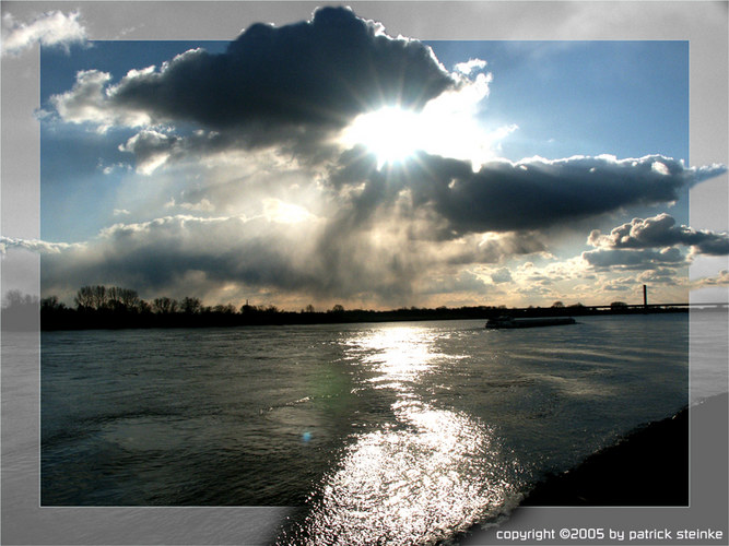 Licht und Wolken - wie das Leben ist