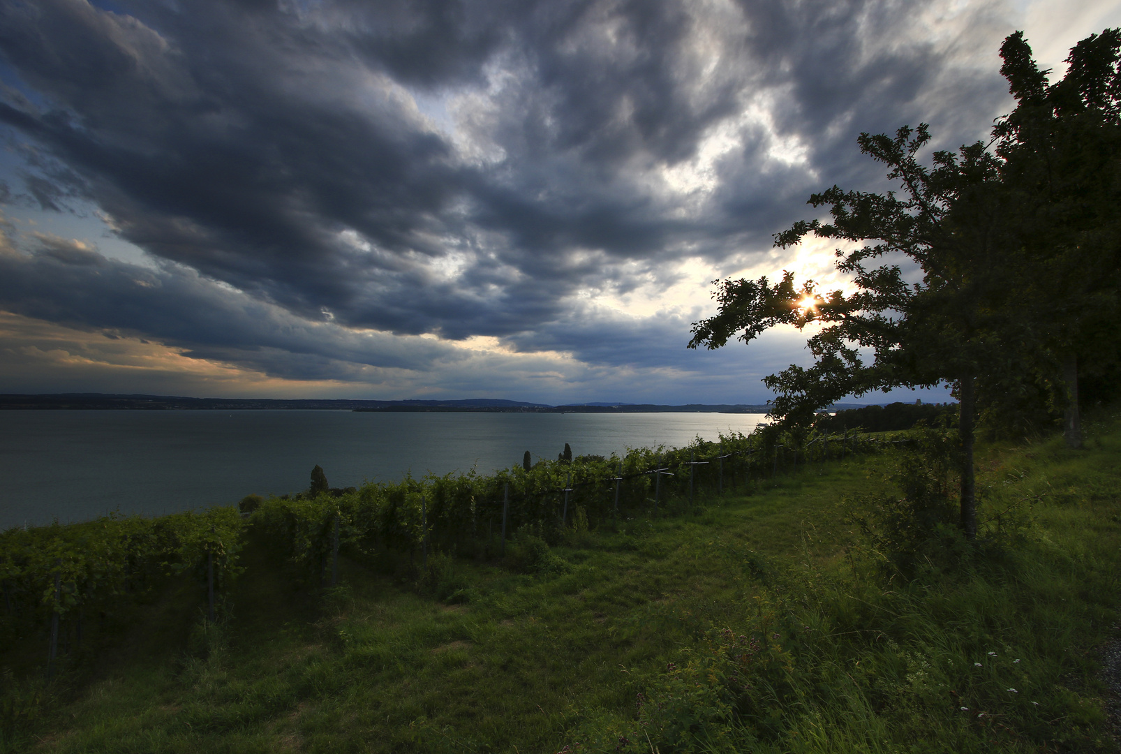 Licht-Wolkenstimmung über dem Bodensee