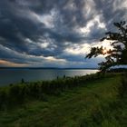 Licht-Wolkenstimmung über dem Bodensee